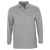 Рубашка поло мужская с длинным рукавом Winter II 210 серый меланж, размер S, Цвет: серый меланж, Размер: S