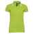 Рубашка поло женская Pasadena Women 200 с контрастной отделкой, зеленый лайм/белый, размер S, Цвет: лайм, Размер: S