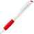 Ручка шариковая Grip, белая с красным, Цвет: красный, Размер: 13