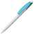 Ручка шариковая Bento, белая с голубым, Цвет: голубой, Размер: 14