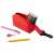Набор Hobby с цветными карандашами и точилкой, красный, Цвет: красный, Размер: 10х4х4