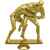 2377-100 Фигура Самбо, золото, Цвет: Золото