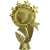 2652-155-100 Фигура Эмблемоноситель Элиз (звезды), золото, Цвет: Золото