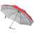 Зонт складной Silverlake, красный с серебристым, Цвет: красный, серебристый, Размер: диаметр купола 96 см, длина в сложении 24 см