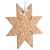 Деревянная подвеска Carving Oak, в форме колокольчика, Размер: 7,8х7,8х0,4 с