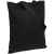 Холщовая сумка BrighTone, черная с черными ручками, Цвет: черный, Размер: сумка: 35х40 см, ручки: 70х3 см