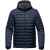 Куртка компактная мужская Stavanger темно-синяя с серым, размер XL, Цвет: темно-синий, Размер: XL