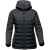 Куртка компактная женская Stavanger черная с серым, размер XS, Цвет: черный, Размер: XS
