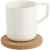 Чайная пара Riposo, большая, белая, Цвет: белый, Объем: 400, Размер: чашка: 10x8
