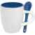 Кофейная кружка Pairy с ложкой, синяя, Цвет: синий, Объем: 100, Размер: кружка: диаметр 5,8 см, высота 6,9 с