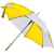 Зонт-трость Milkshake, белый с желтым, Цвет: желтый, Размер: диаметр купола 103 см