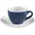 Чайная пара Cozy Morning, синяя с белым, Цвет: белый, синий, Объем: 200, Размер: чашка: диаметр 8,4 см, ширина с ручкой 10,9 см, высота 6,2 с