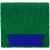 Шарф Snappy, зеленый с синим, Цвет: зеленый, синий, Размер: 24х140 см