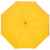 Зонт складной Manifest Color со светоотражающим куполом, желтый, Цвет: желтый, Размер: длина 55 см