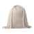 Рюкзак KONIM, бежевый, 42x38 см, 100% переработанный хлопок, 120 г/м2, Цвет: бежевый
