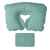 Подушка надувная дорожная в футляре, светло-зеленый, 43,5х27,5 см, твил, шелкография, Цвет: светло-зеленый
