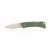 BOMBER Нож складной, нержавеющая сталь, зеленый, Цвет: зеленый, Размер: 9 x 1.9 x 1 см