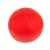 Мяч пляжный надувной, красный, D=40-50 см, не накачан, ПВХ, Цвет: красный