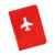 Обложка для паспорта 'Flight' 10 x 13,8 см, ПВХ, красный, Цвет: красный