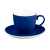 Чайная пара TENDER, 250 мл, синий, фарфор, прорезиненное покрытие, Цвет: синий