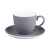 Чайная пара TENDER, 250 мл, серый, фарфор, прорезиненное покрытие, Цвет: серый
