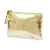 Косметичка FAUDOK, золотой, 12 x 8.5 x 0.5 cm, искусственная кожа, Цвет: золотистый
