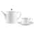 Набор PLATINUM: чайная пара и чайник в подарочной упаковке, 200мл и 900мл, костяной фарфор, Цвет: белый