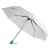 Зонт складной FANTASIA, механический, белый с зеленой ручкой, Цвет: белый, зеленый