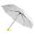 Зонт складной FANTASIA, механический, белый с желтой ручкой, Цвет: белый, желтый