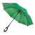 Зонт-трость HALRUM,  полуавтомат, зеленый, D=105 см, нейлон, пластик, Цвет: зеленый