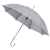 Зонт-трость с пластиковой ручкой  'под алюминий' 'Silver', полуавтомат, серый, D=103 см,, Цвет: серый