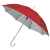 Зонт-трость с пластиковой ручкой  'под алюминий' 'Silver', полуавтомат, красный с серебром, D=103 cм, Цвет: красный, серебристый