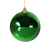 Шар новогодний Gloss, диаметр 8 см., пластик, зеленый, Цвет: зеленый