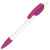 TRIS, ручка шариковая, белый корпус/розовый, пластик, Цвет: розовый, белый