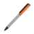 BRO, ручка шариковая, оранжевый, металл, пластик, Цвет: оранжевый, серый
