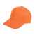 Бейсболка 'Light', 5 клиньев,  застежка на липучке, оранжевый, 100% хлопок, плотность 150 г/м2, Цвет: оранжевый