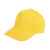 Бейсболка 'Hit', 5 клиньев,  застежка на липучке, желтый, 100% п/э, плотность 135 г/м2, Цвет: желтый