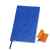 Бизнес-блокнот 'Funky', 130*210 мм, синий, оранжевый форзац, мягкая обложка, блок-линейка, Цвет: синий, оранжевый