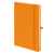 Бизнес-блокнот А5  'Silky', оранжевый,  твердая обложка,  в клетку, Цвет: оранжевый