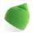Шапка вязаная PURE, с отворотом, ярко-зелёный, 60% полиэстер, 40% акрил, Цвет: Ярко-зелёный