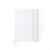 Блокнот MEIVAX, 80 листов, 14,7 x 21 x 1,5 см, белый, рециклированный полиэстер, Цвет: белый
