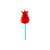 Карамель леденцовая  'Тюльпан' со вкусом вишни,  23гр, Цвет: красный