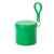 Дождевик BIRTOX белого цвета в зелёном футляре с карабином, 127 х 102 см. материал LDPE, Цвет: зеленый
