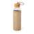 Бутылка для воды KASFOL, стекло, бамбук, 500 мл, Цвет: бежевый