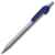 SNAKE, ручка шариковая, синий, серебристый корпус, металл, Цвет: синий, серебристый