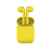 Наушники беспроводные с зарядным боксом TWS AIR SOFT, цвет желтый, Цвет: желтый