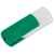 USB flash-карта 'Easy' (8Гб),белая с зеленым, 5,7х1,9х1см,пластик, Цвет: зеленый, белый