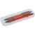 FUTURE, набор ручка и карандаш в прозрачном футляре, красный,  металл/пластик, Цвет: красный