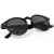 Солнцезащитные очки NIXTU, черный, пластик, Цвет: Чёрный