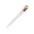 Ручка шариковая KIKI EcoLine SAFE TOUCH, красный, пластик, Цвет: белый, красный